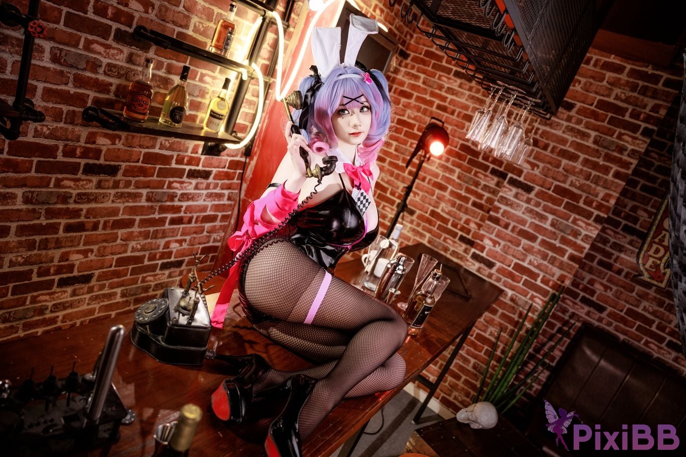 Coser A Xuexue Hatsune Rabbit Hole PixiBB.COM 034