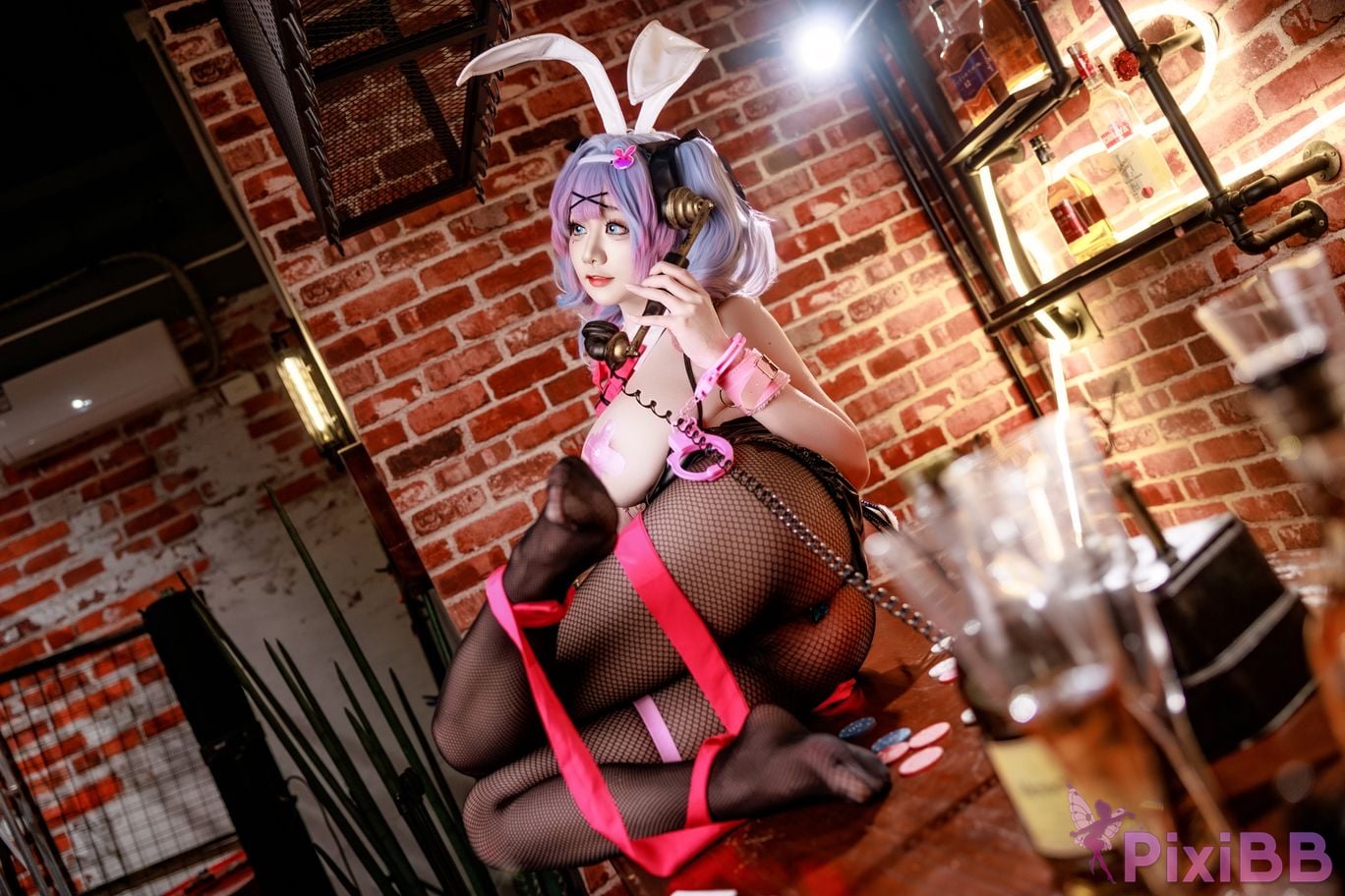 Coser A Xuexue Hatsune Rabbit Hole PixiBB.COM 076