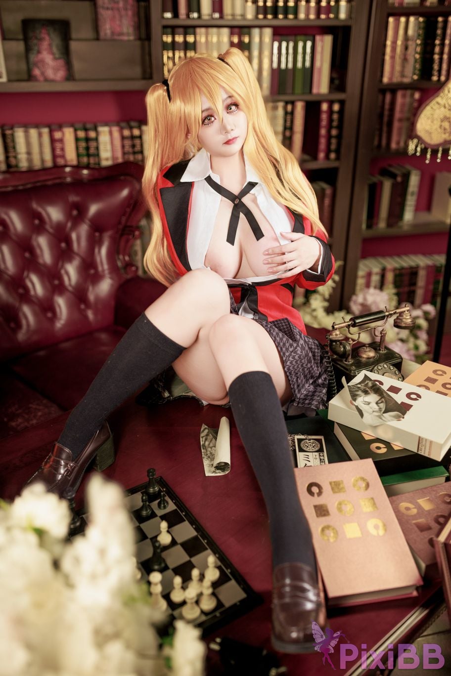 Coser A Xuexue The Abyss of the Mad Gambling Sao Otsumi Ari Uniform PixiBB.COM 0034