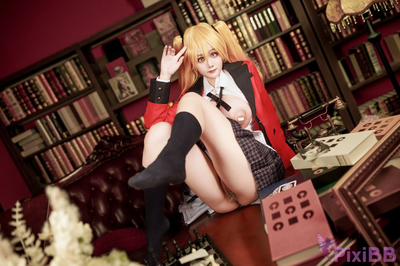 Coser A Xuexue The Abyss of the Mad Gambling Sao Otsumi Ari Uniform PixiBB.COM 0046