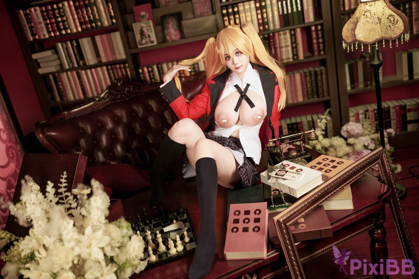 Coser A Xuexue The Abyss of the Mad Gambling Sao Otsumi Ari Uniform PixiBB.COM 0048