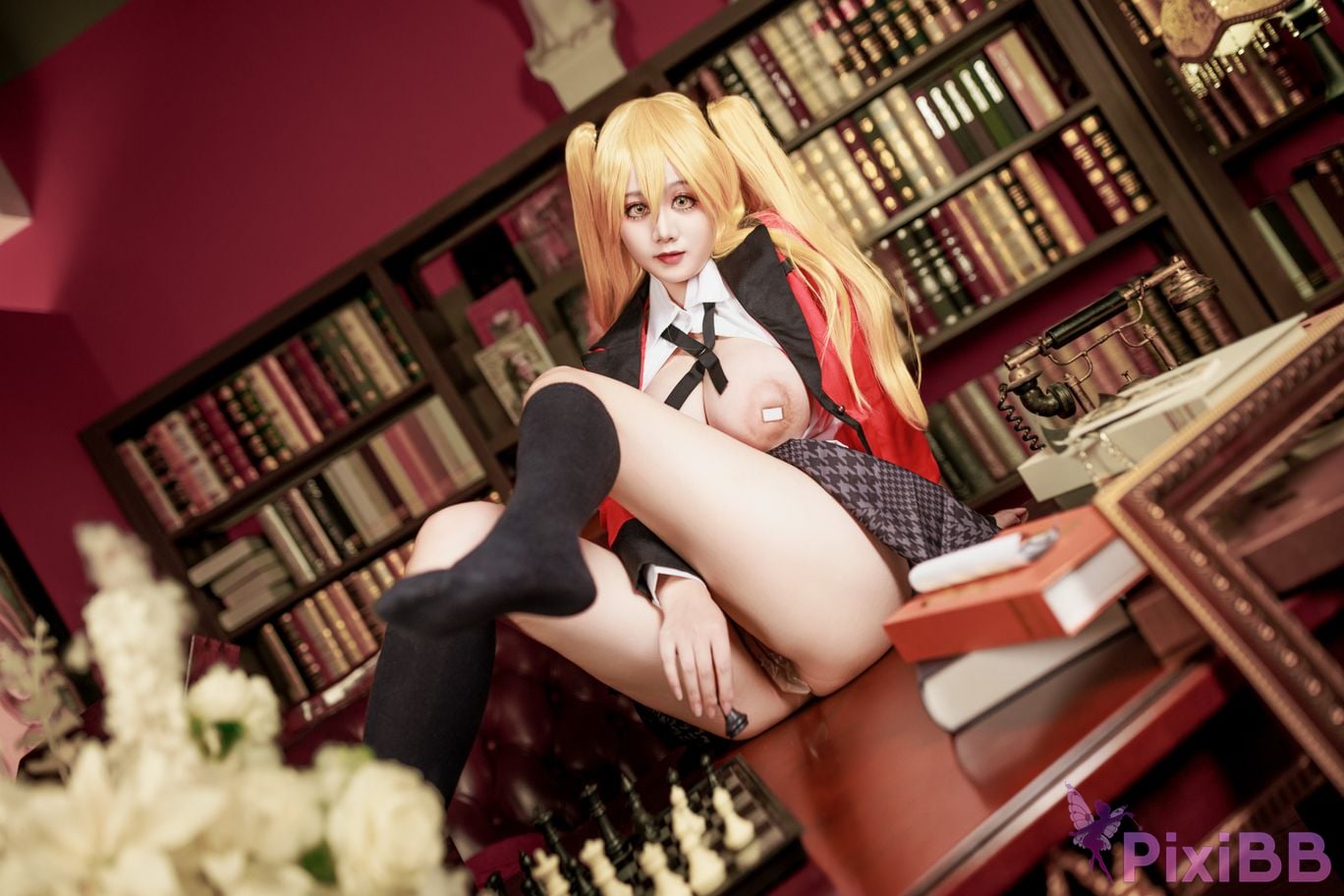 Coser A Xuexue The Abyss of the Mad Gambling Sao Otsumi Ari Uniform PixiBB.COM 0054