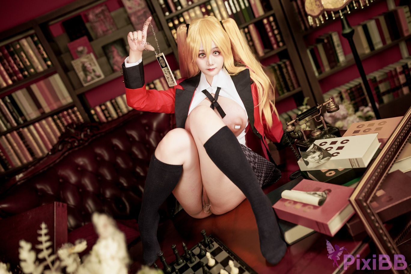 Coser A Xuexue The Abyss of the Mad Gambling Sao Otsumi Ari Uniform PixiBB.COM 0056