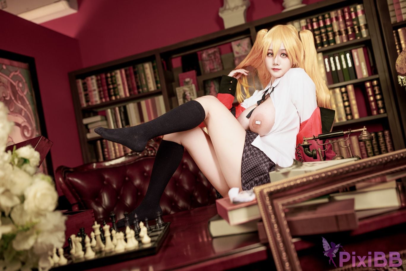 Coser A Xuexue The Abyss of the Mad Gambling Sao Otsumi Ari Uniform PixiBB.COM 0060