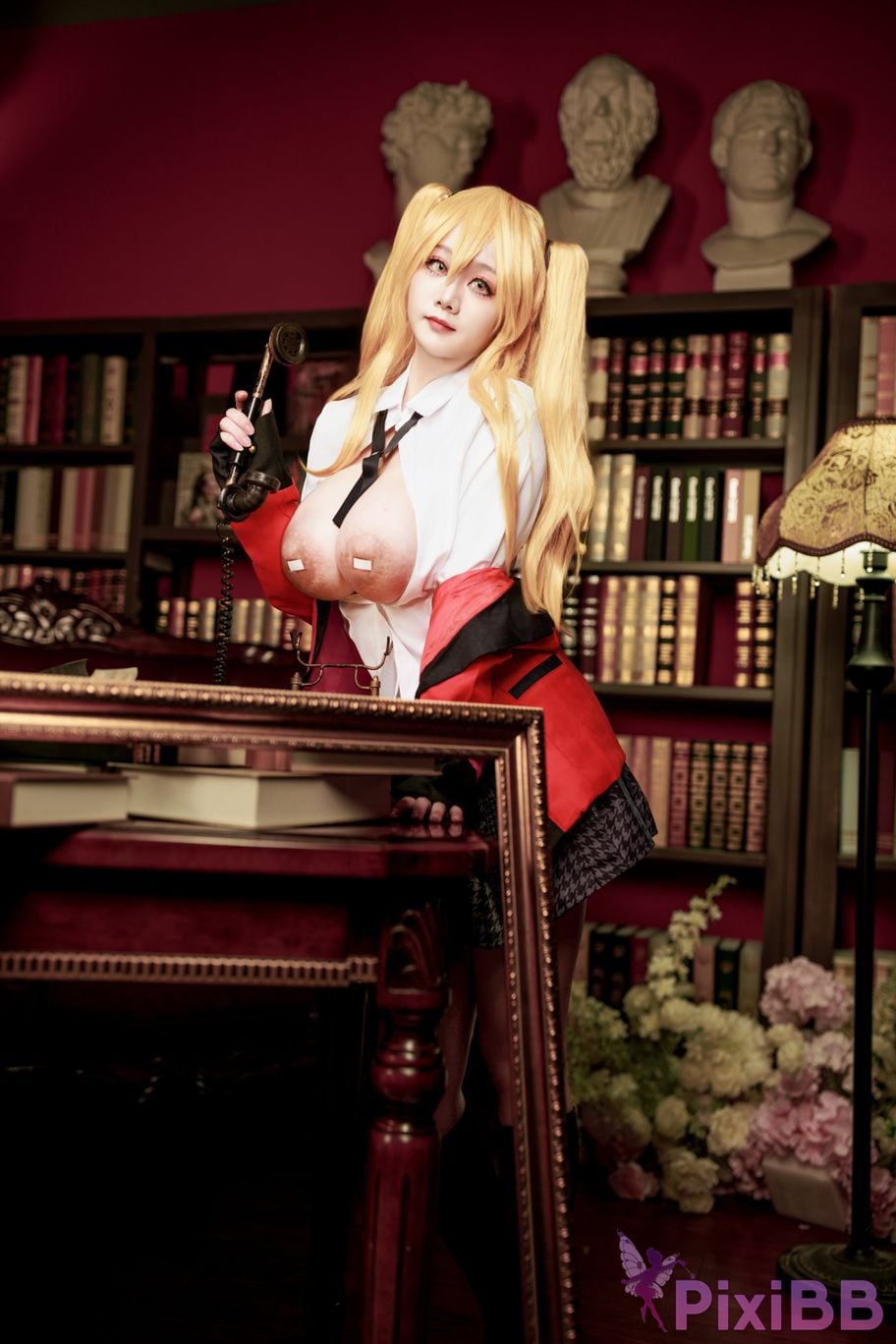 Coser A Xuexue The Abyss of the Mad Gambling Sao Otsumi Ari Uniform PixiBB.COM 0061