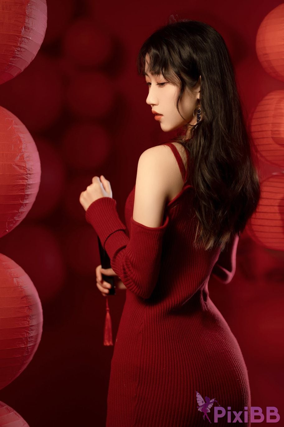 Cosplayer Not lazy cat new year PixiBB.COM 016