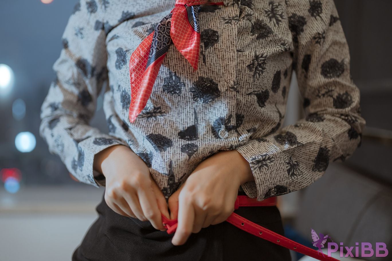 Cosplayer Not lazy cat China Eastern Airlines stewardess uniform PixiBB.COM 030