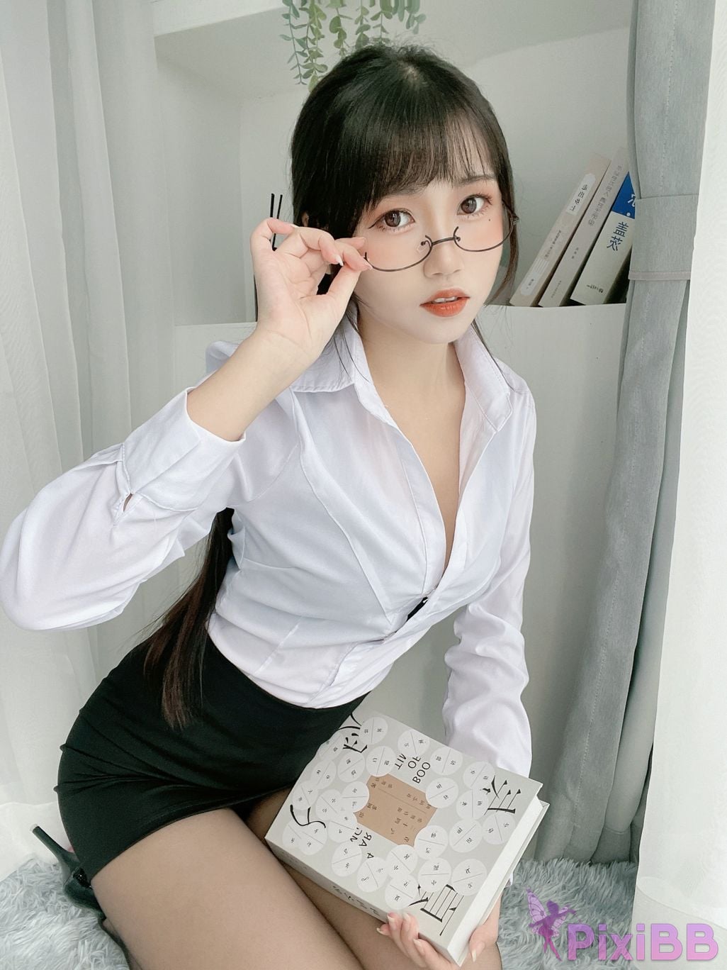 Cosplay Dont Stupid Cat Black Silk Butt OL PixiBB.COM 001