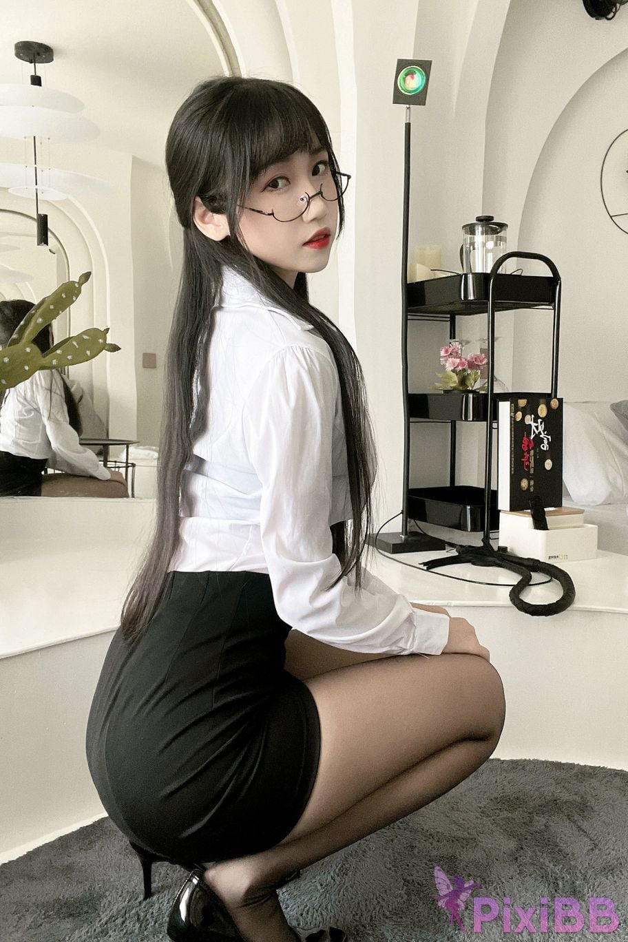 Cosplay Dont Stupid Cat Black Silk Butt OL PixiBB.COM 007