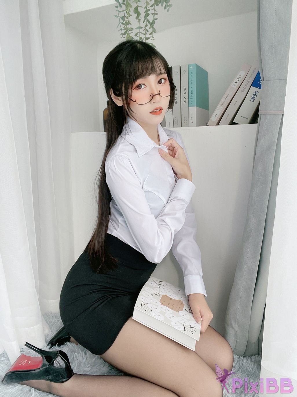 Cosplay Dont Stupid Cat Black Silk Butt OL PixiBB.COM 012