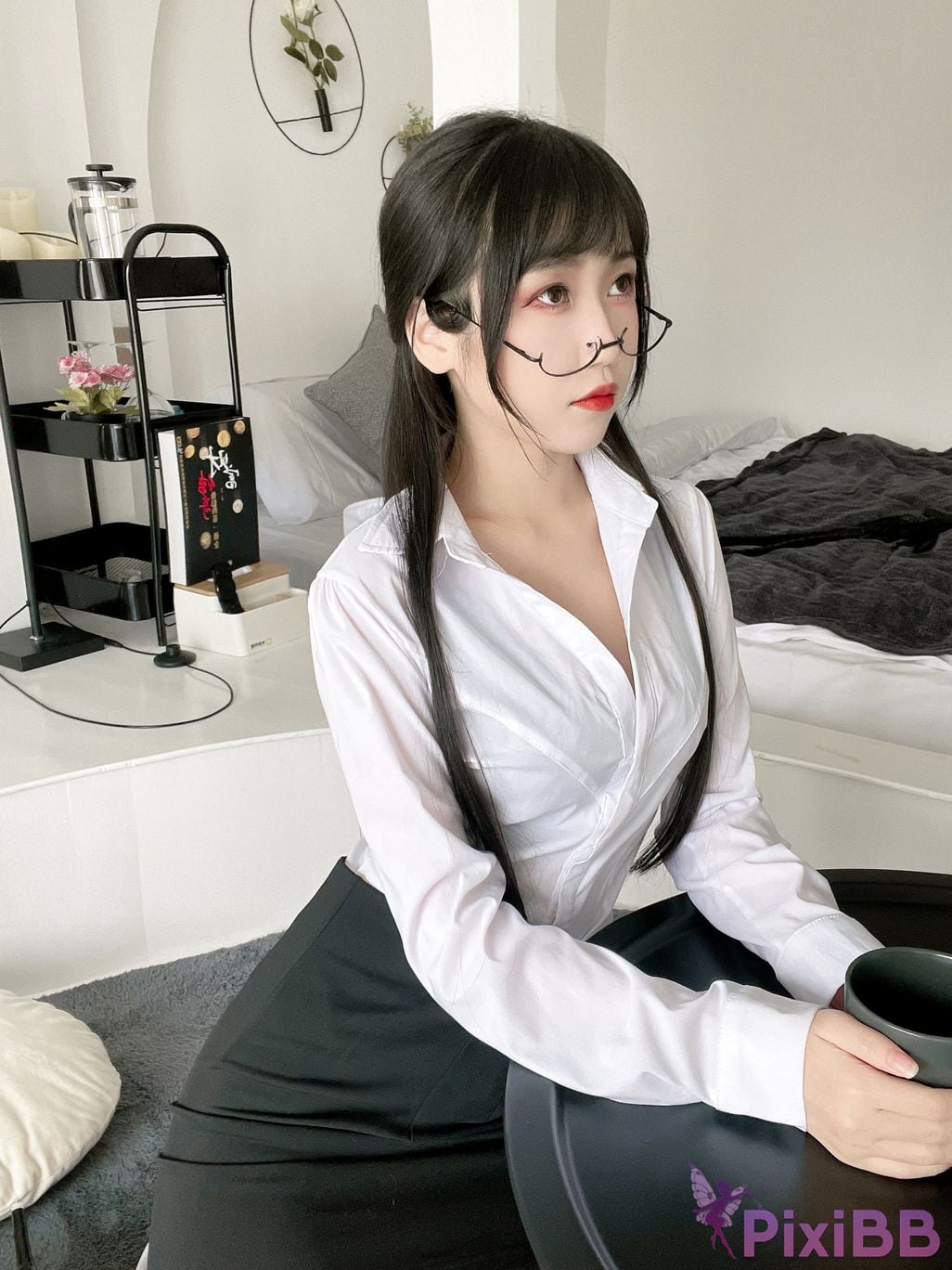 Cosplay Dont Stupid Cat Black Silk Butt OL PixiBB.COM 023