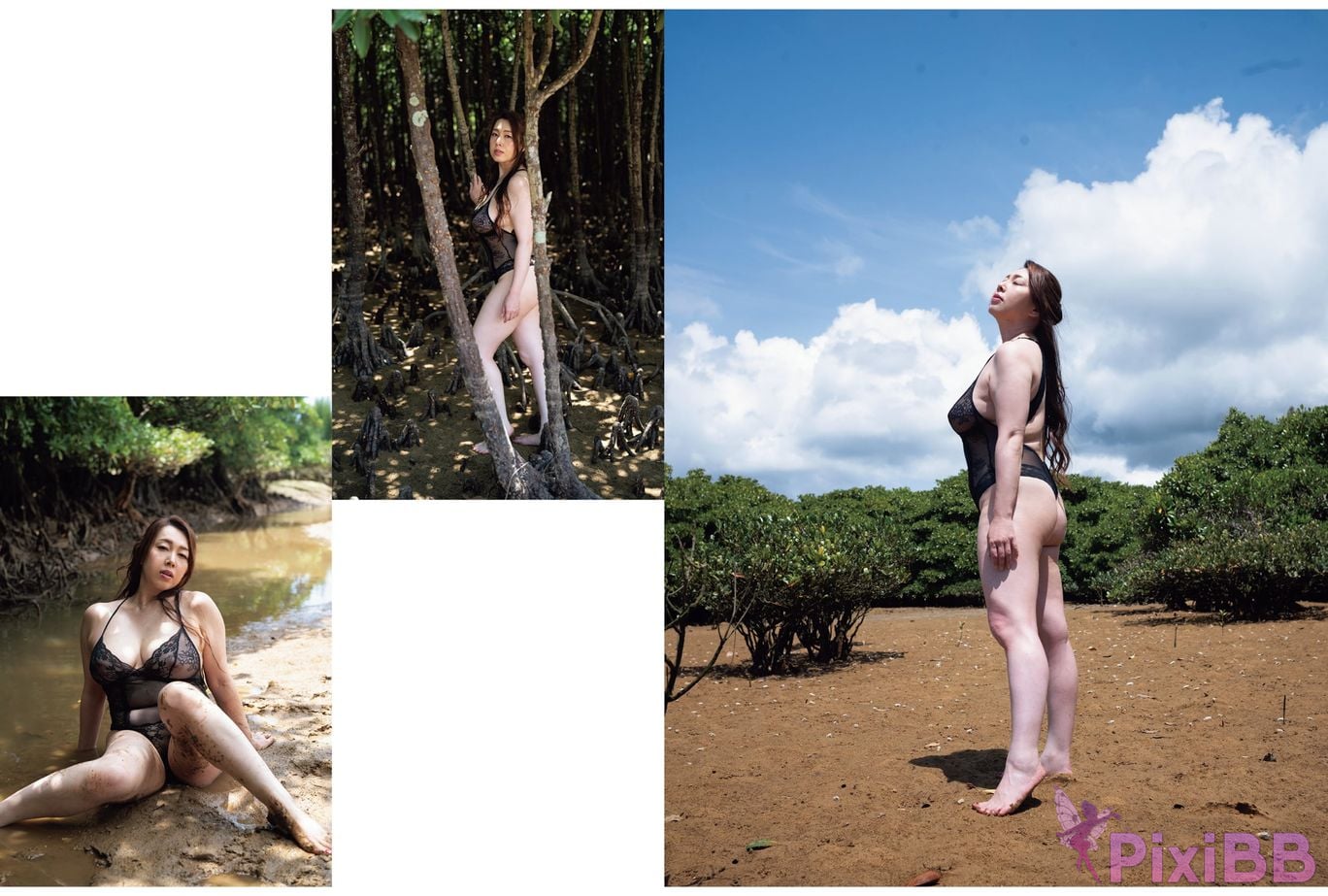 Japanese Idol Yumi Kazama debut 25 Anniversary photo book Beyond PixiBB.COM 017