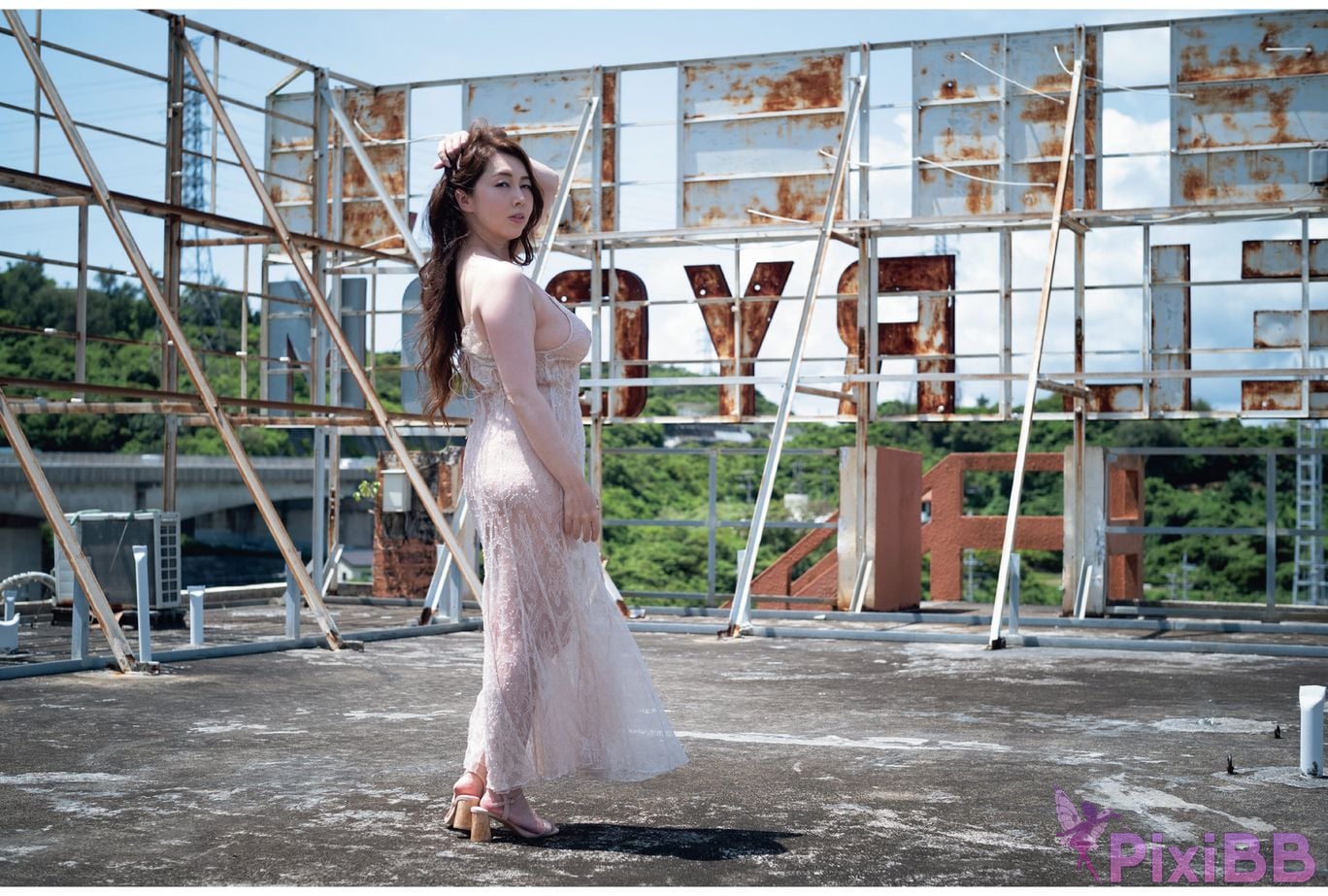 Japanese Idol Yumi Kazama debut 25 Anniversary photo book Beyond PixiBB.COM 039