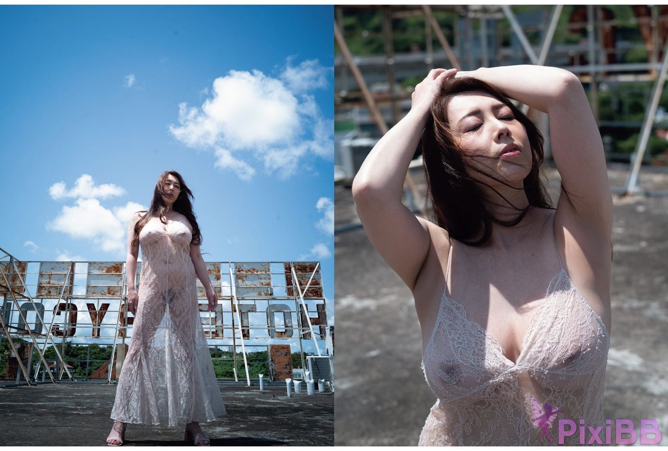 Japanese Idol Yumi Kazama debut 25 Anniversary photo book Beyond PixiBB.COM 040