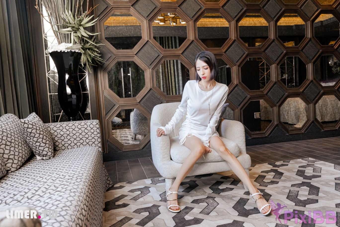 Limerence Original No.103 Snow white and tender skin Zizi winter temptation PixiBB.COM 022