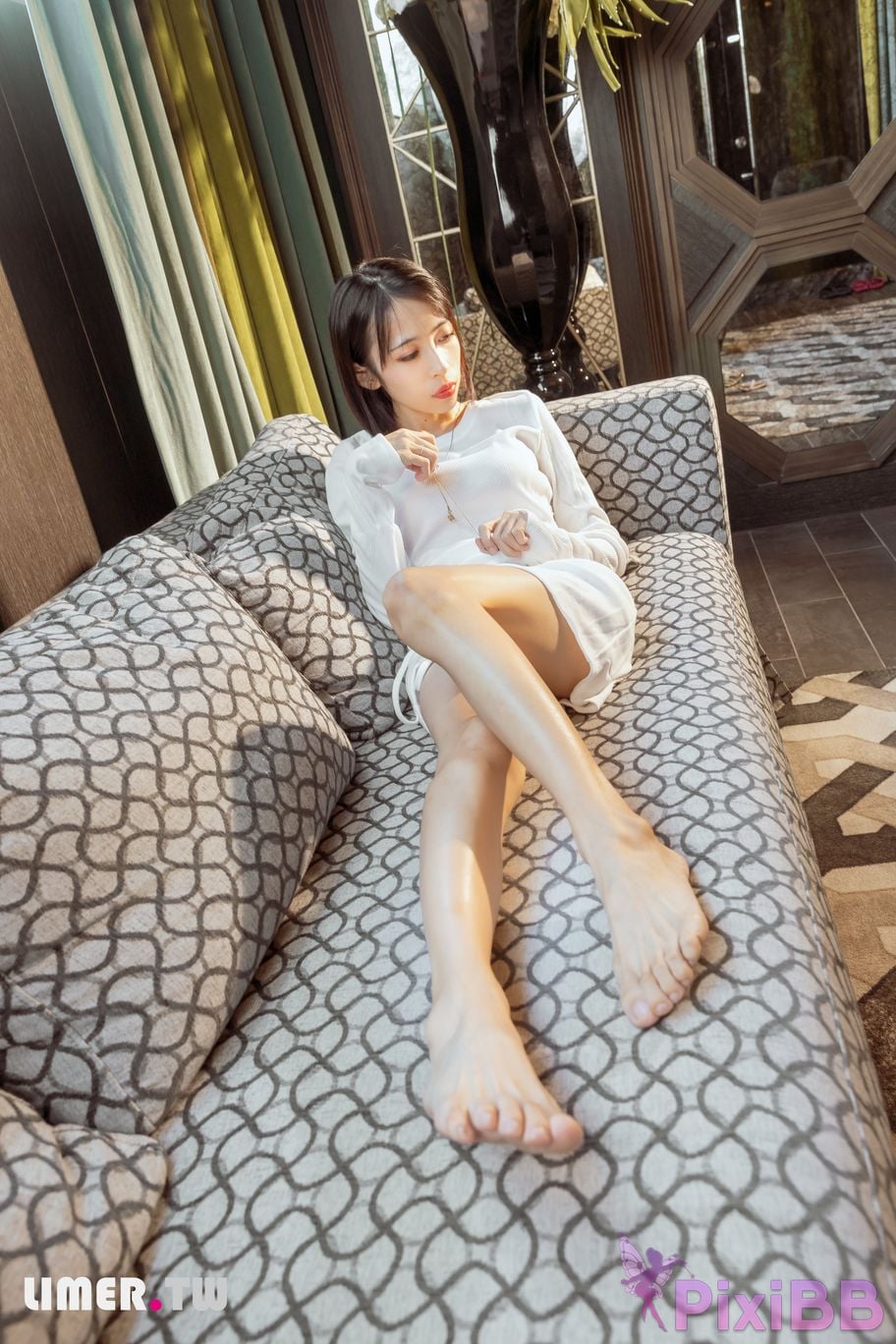 Limerence Original No.103 Snow white and tender skin Zizi winter temptation PixiBB.COM 098