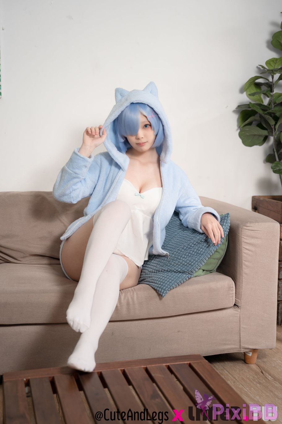 Limerence Original No.098 The first time for a newbie in different world Re kitty pajamas rem PixiBB.COM 001