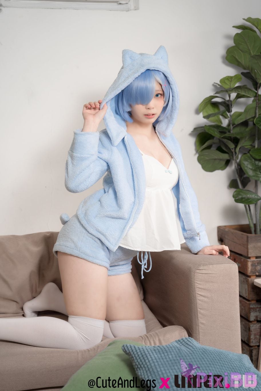 Limerence Original No.098 The first time for a newbie in different world Re kitty pajamas rem PixiBB.COM 002