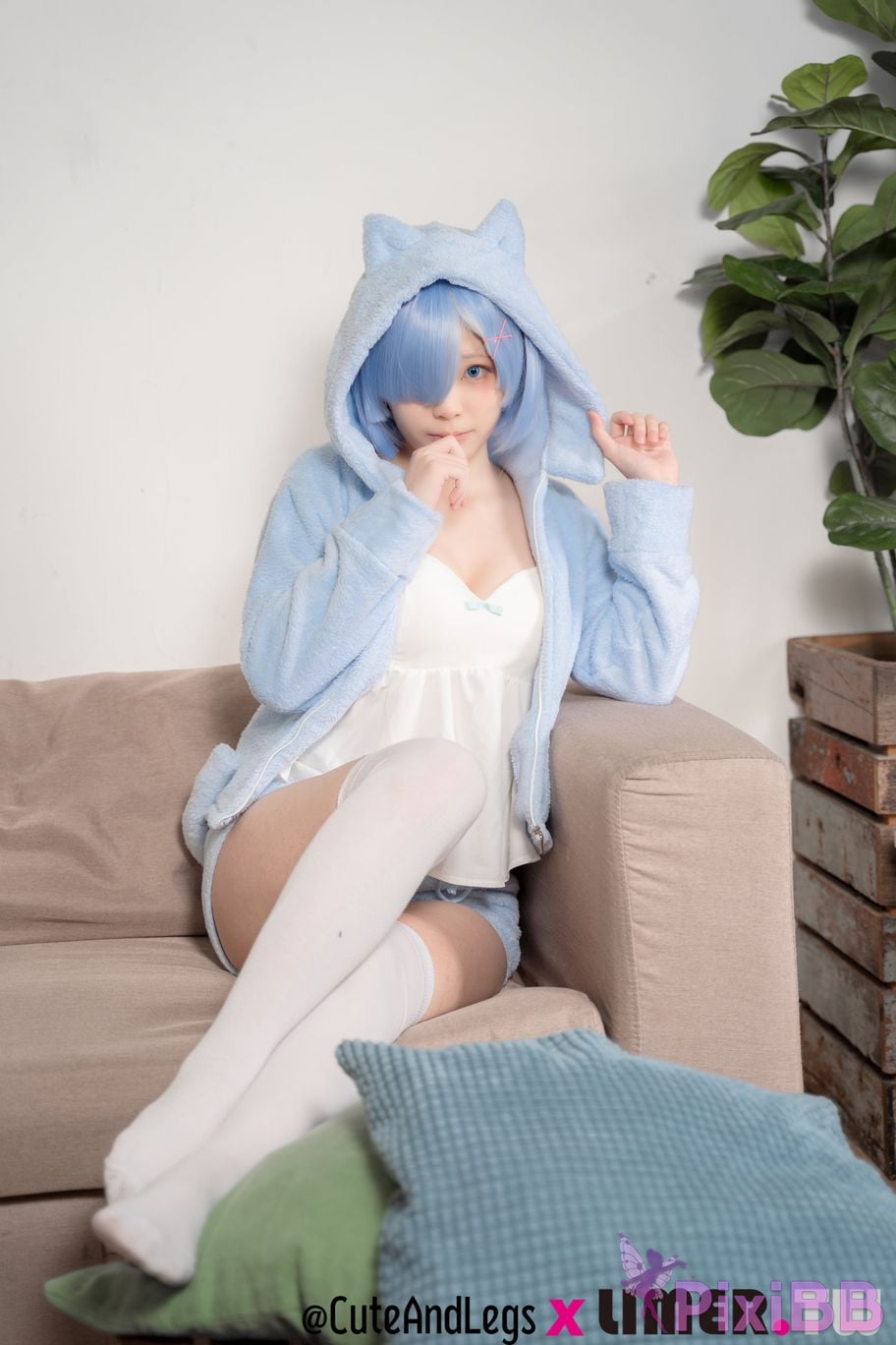 Limerence Original No.098 The first time for a newbie in different world Re kitty pajamas rem PixiBB.COM 003