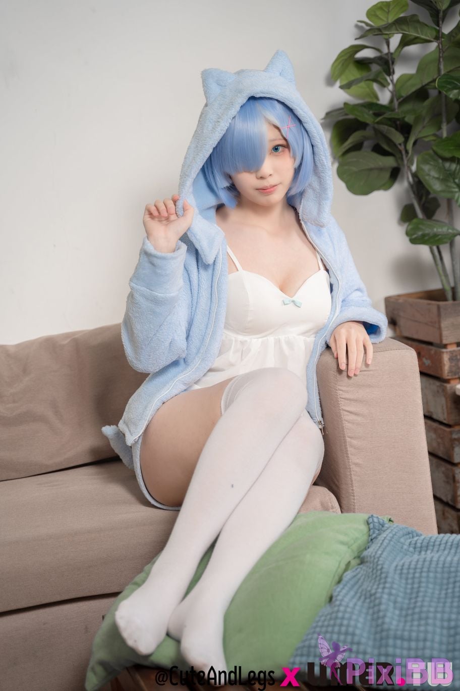 Limerence Original No.098 The first time for a newbie in different world Re kitty pajamas rem PixiBB.COM 004