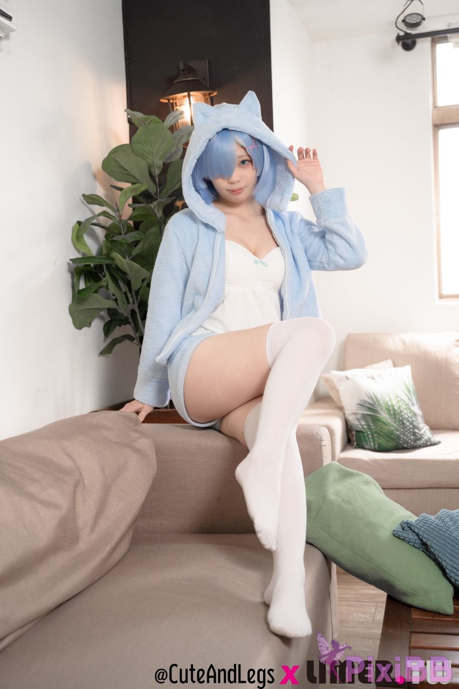 Limerence Original No.098 The first time for a newbie in different world Re kitty pajamas rem PixiBB.COM 009