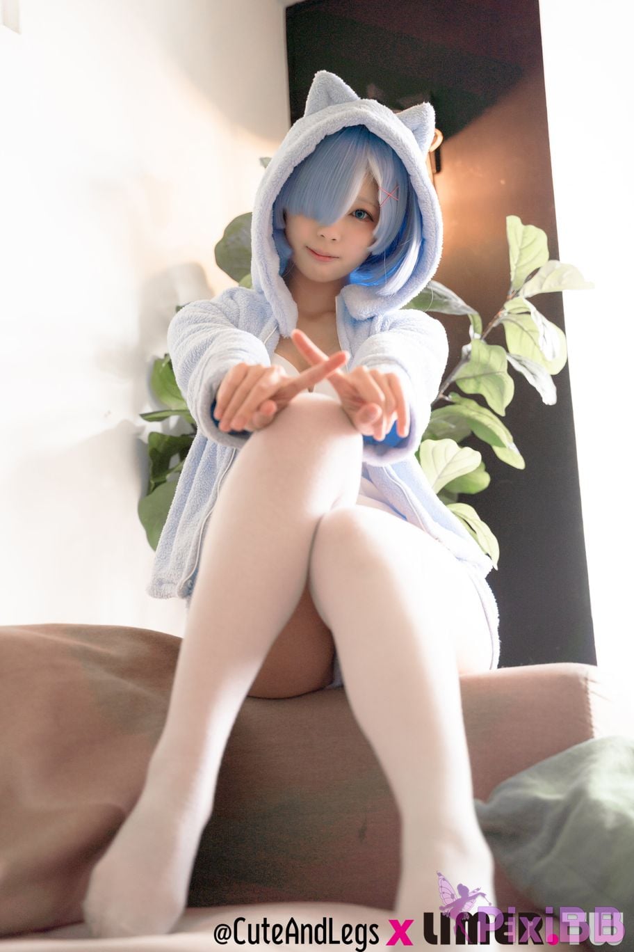 Limerence Original No.098 The first time for a newbie in different world Re kitty pajamas rem PixiBB.COM 012