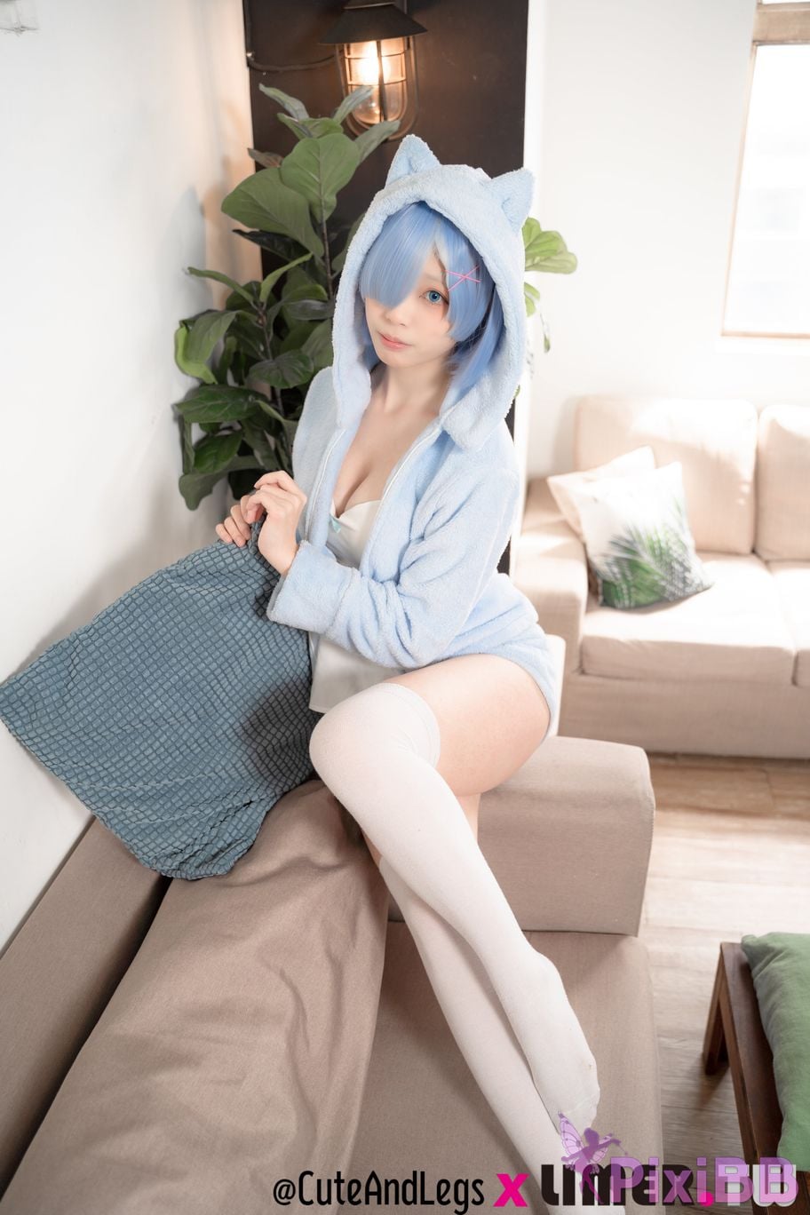 Limerence Original No.098 The first time for a newbie in different world Re kitty pajamas rem PixiBB.COM 014