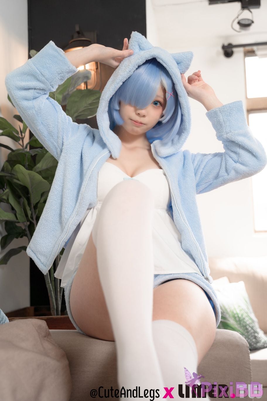 Limerence Original No.098 The first time for a newbie in different world Re kitty pajamas rem PixiBB.COM 017