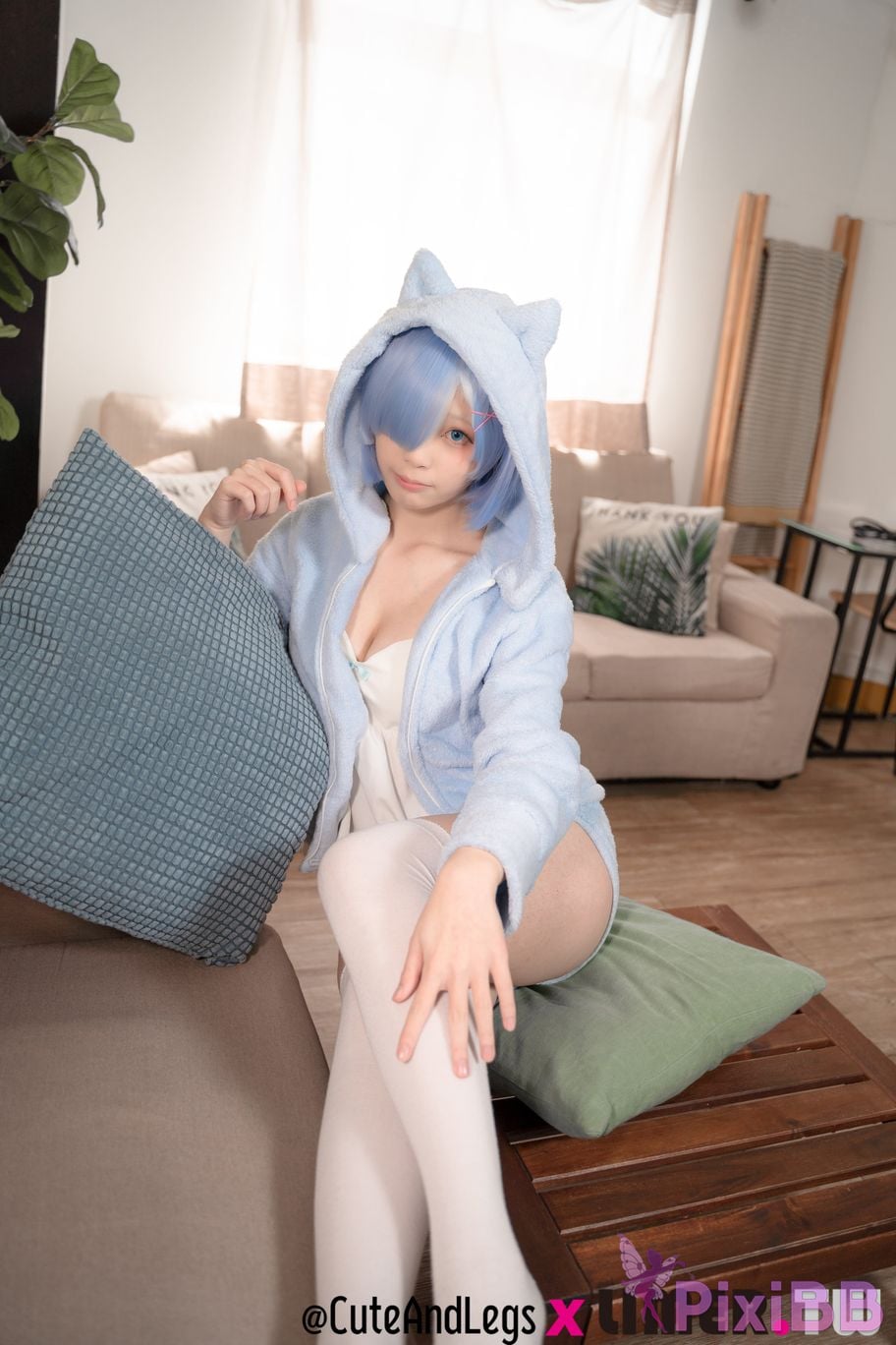 Limerence Original No.098 The first time for a newbie in different world Re kitty pajamas rem PixiBB.COM 025