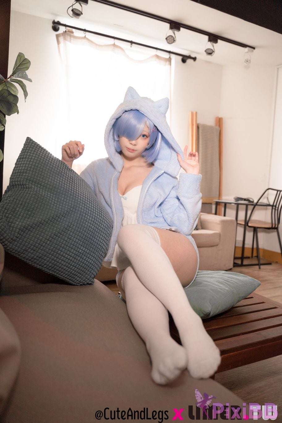 Limerence Original No.098 The first time for a newbie in different world Re kitty pajamas rem PixiBB.COM 026