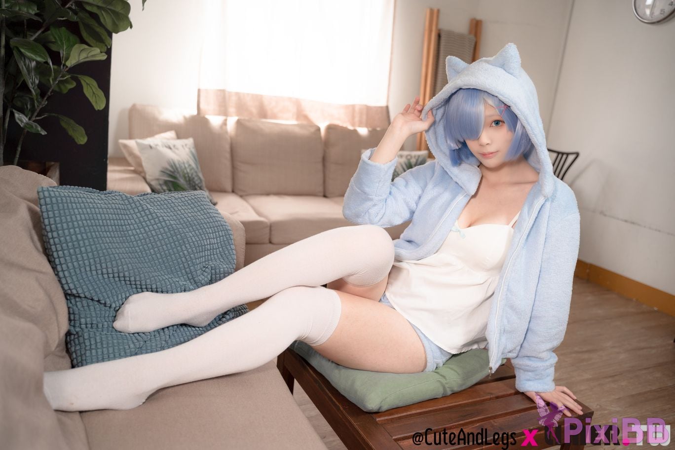 Limerence Original No.098 The first time for a newbie in different world Re kitty pajamas rem PixiBB.COM 027