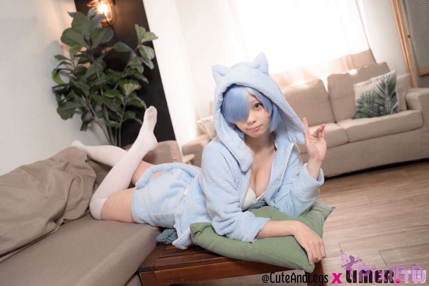 Limerence Original No.098 The first time for a newbie in different world Re kitty pajamas rem PixiBB.COM 032