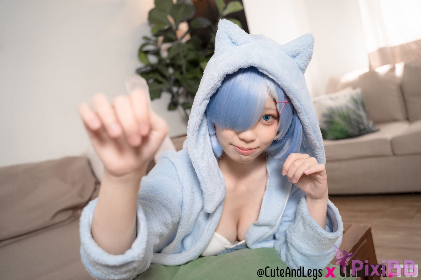 Limerence Original No.098 The first time for a newbie in different world Re kitty pajamas rem PixiBB.COM 036