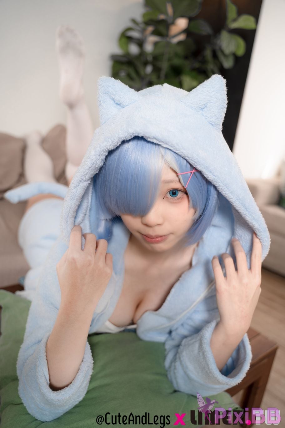 Limerence Original No.098 The first time for a newbie in different world Re kitty pajamas rem PixiBB.COM 037