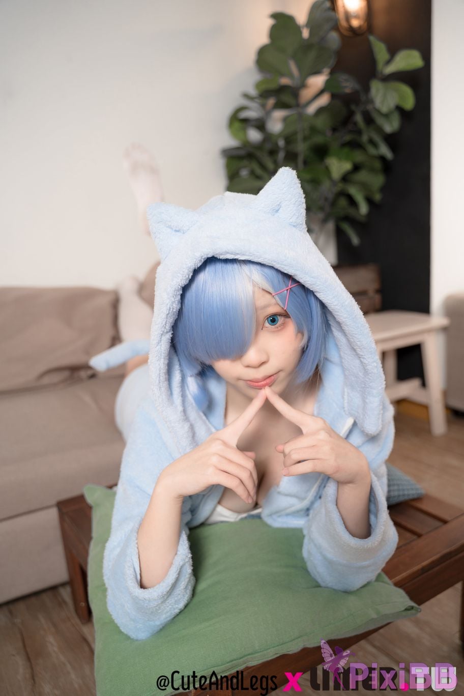 Limerence Original No.098 The first time for a newbie in different world Re kitty pajamas rem PixiBB.COM 038