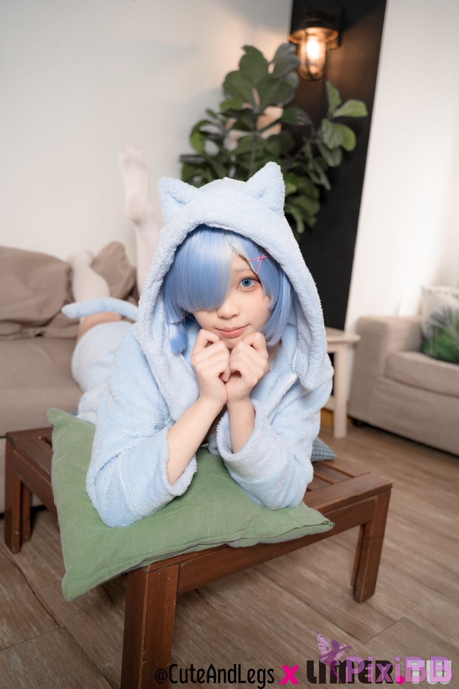 Limerence Original No.098 The first time for a newbie in different world Re kitty pajamas rem PixiBB.COM 039