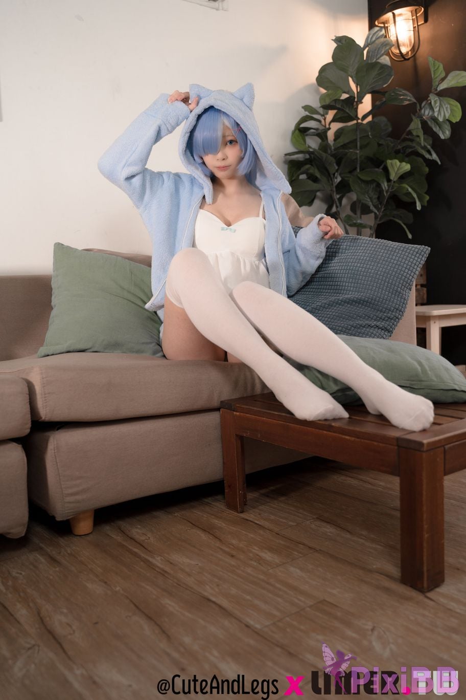 Limerence Original No.098 The first time for a newbie in different world Re kitty pajamas rem PixiBB.COM 041