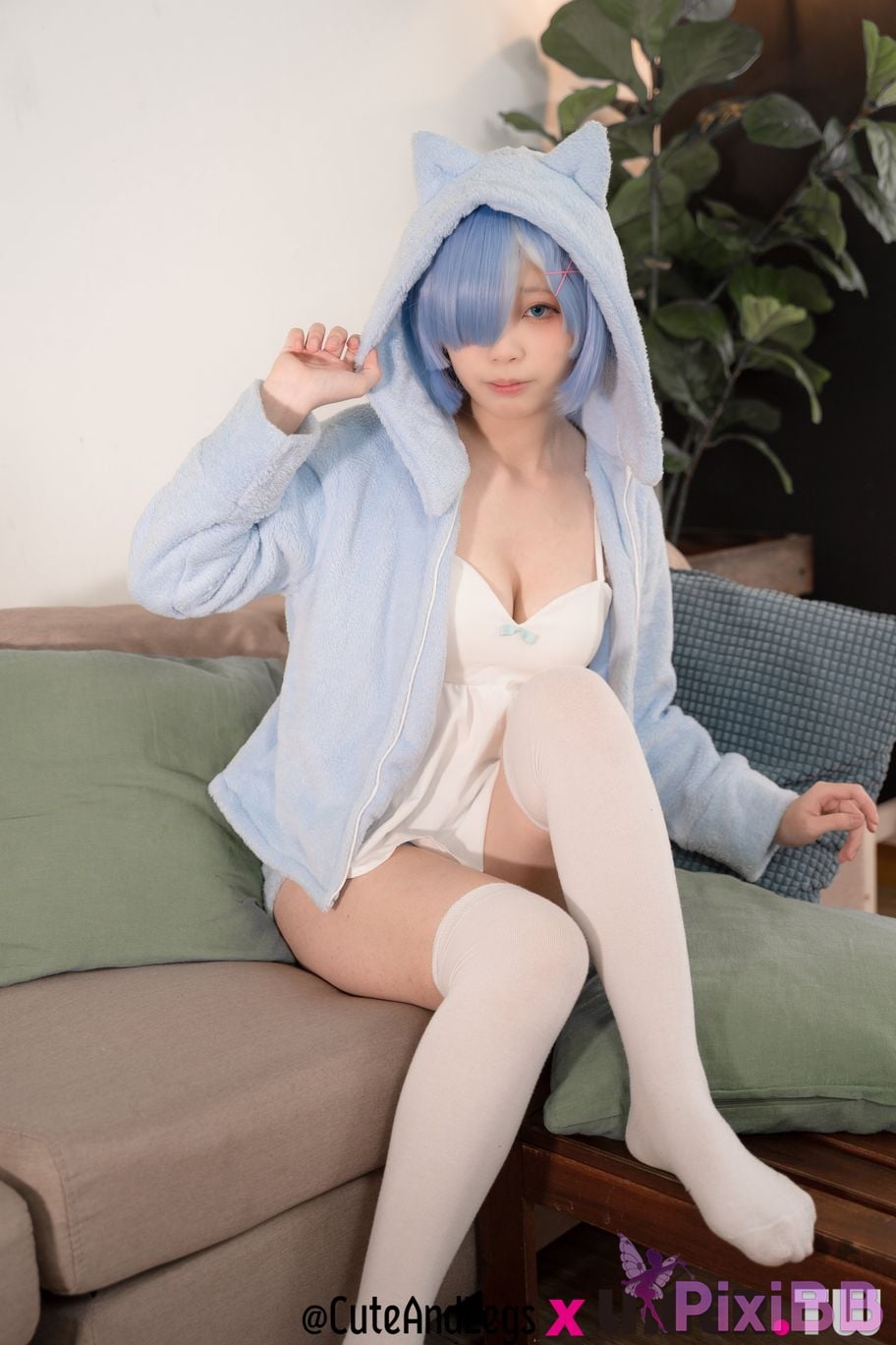 Limerence Original No.098 The first time for a newbie in different world Re kitty pajamas rem PixiBB.COM 042