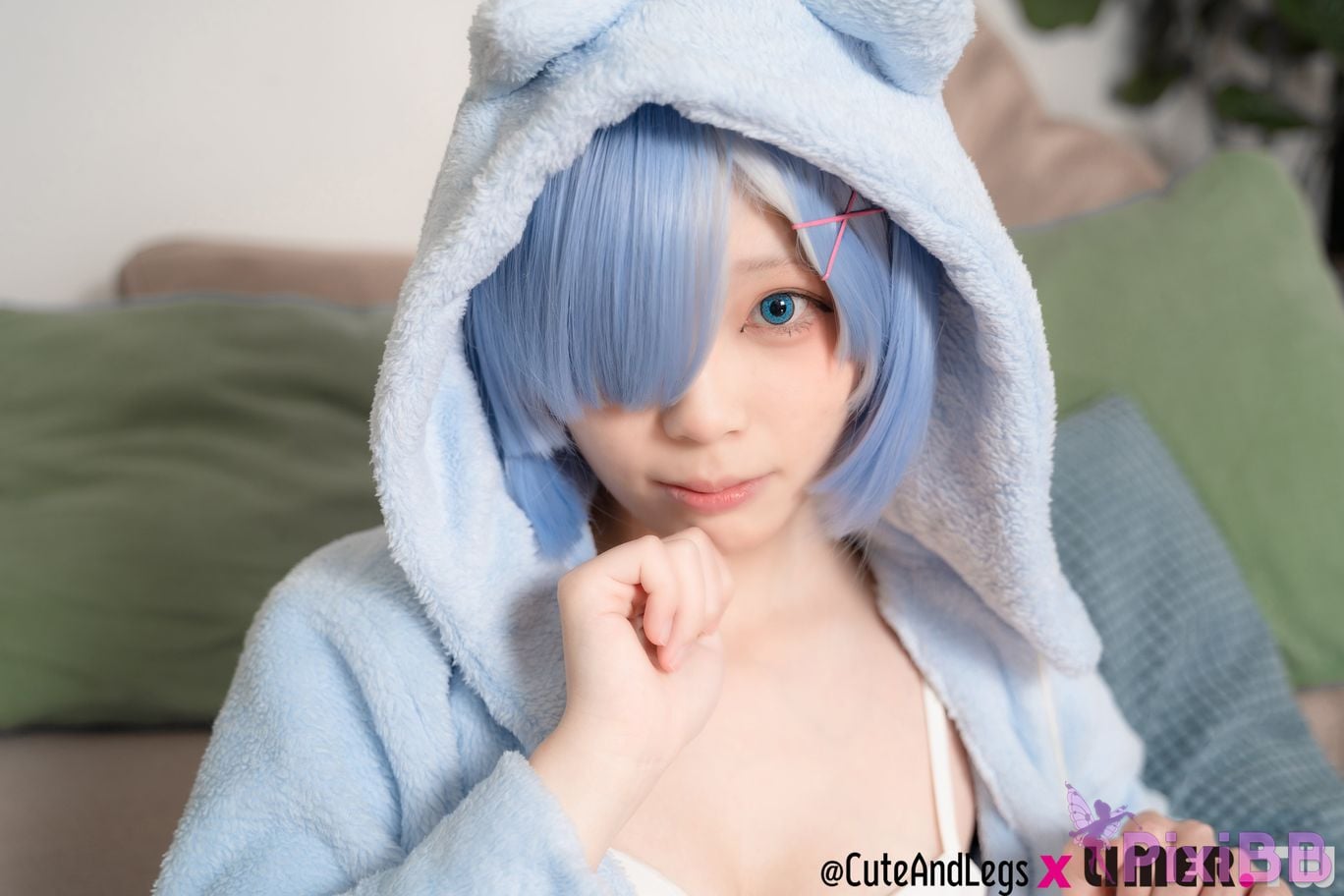 Limerence Original No.098 The first time for a newbie in different world Re kitty pajamas rem PixiBB.COM 052