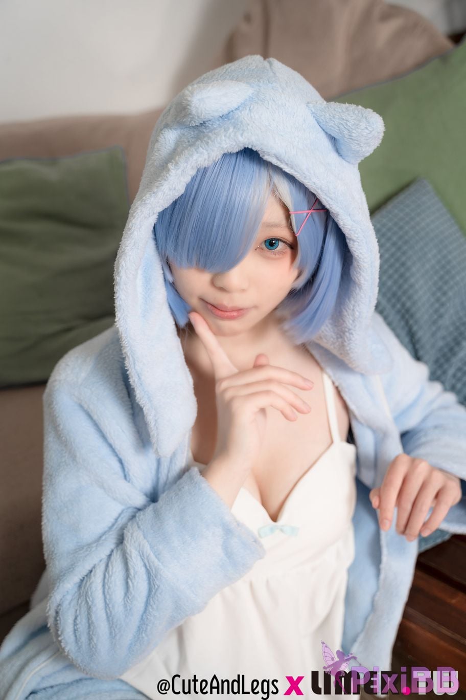 Limerence Original No.098 The first time for a newbie in different world Re kitty pajamas rem PixiBB.COM 053