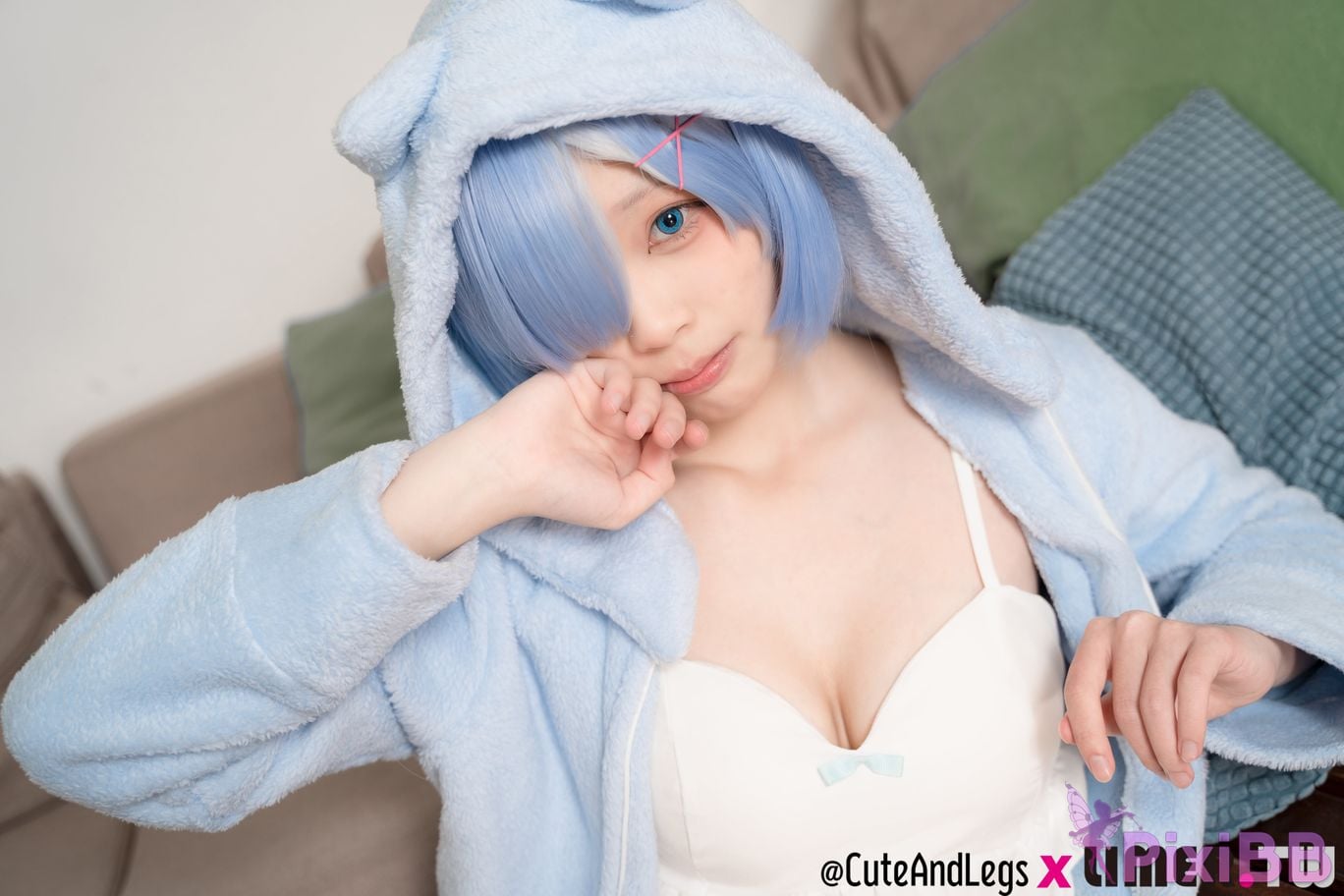 Limerence Original No.098 The first time for a newbie in different world Re kitty pajamas rem PixiBB.COM 054