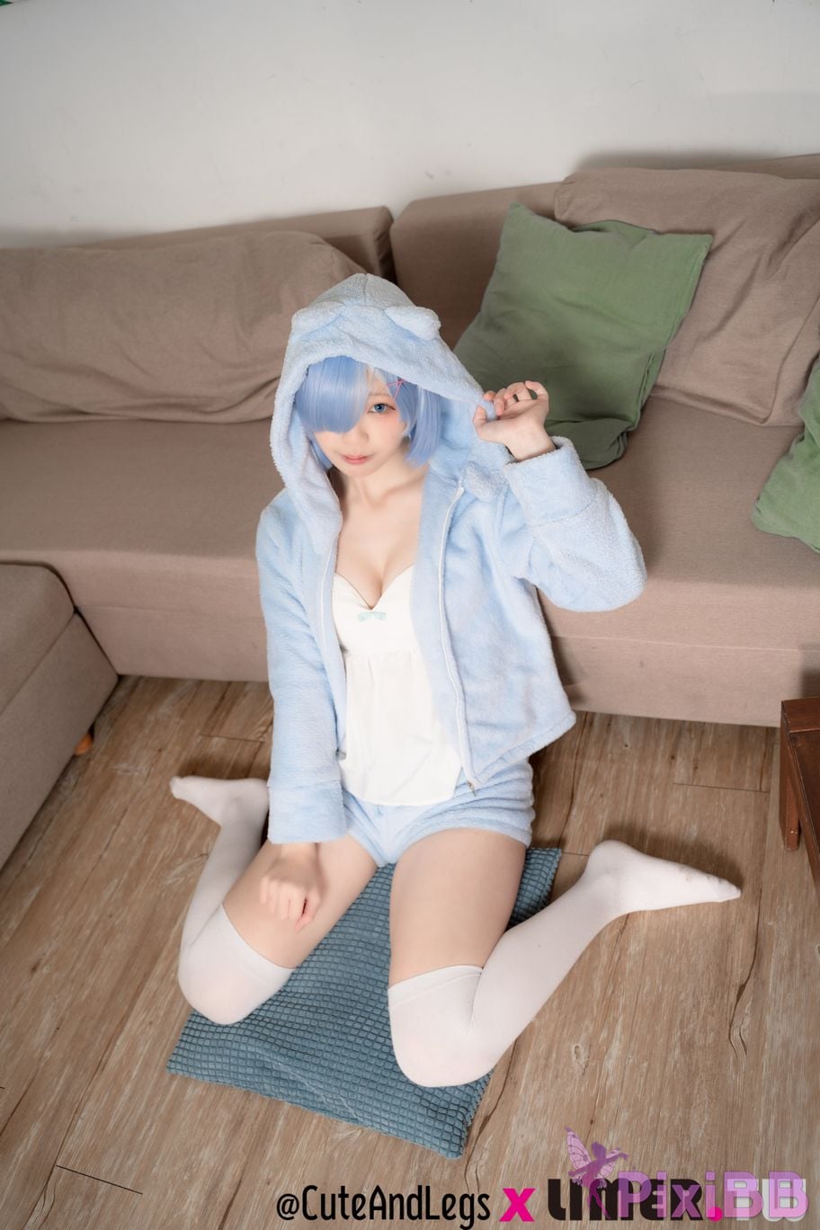 Limerence Original No.098 The first time for a newbie in different world Re kitty pajamas rem PixiBB.COM 059