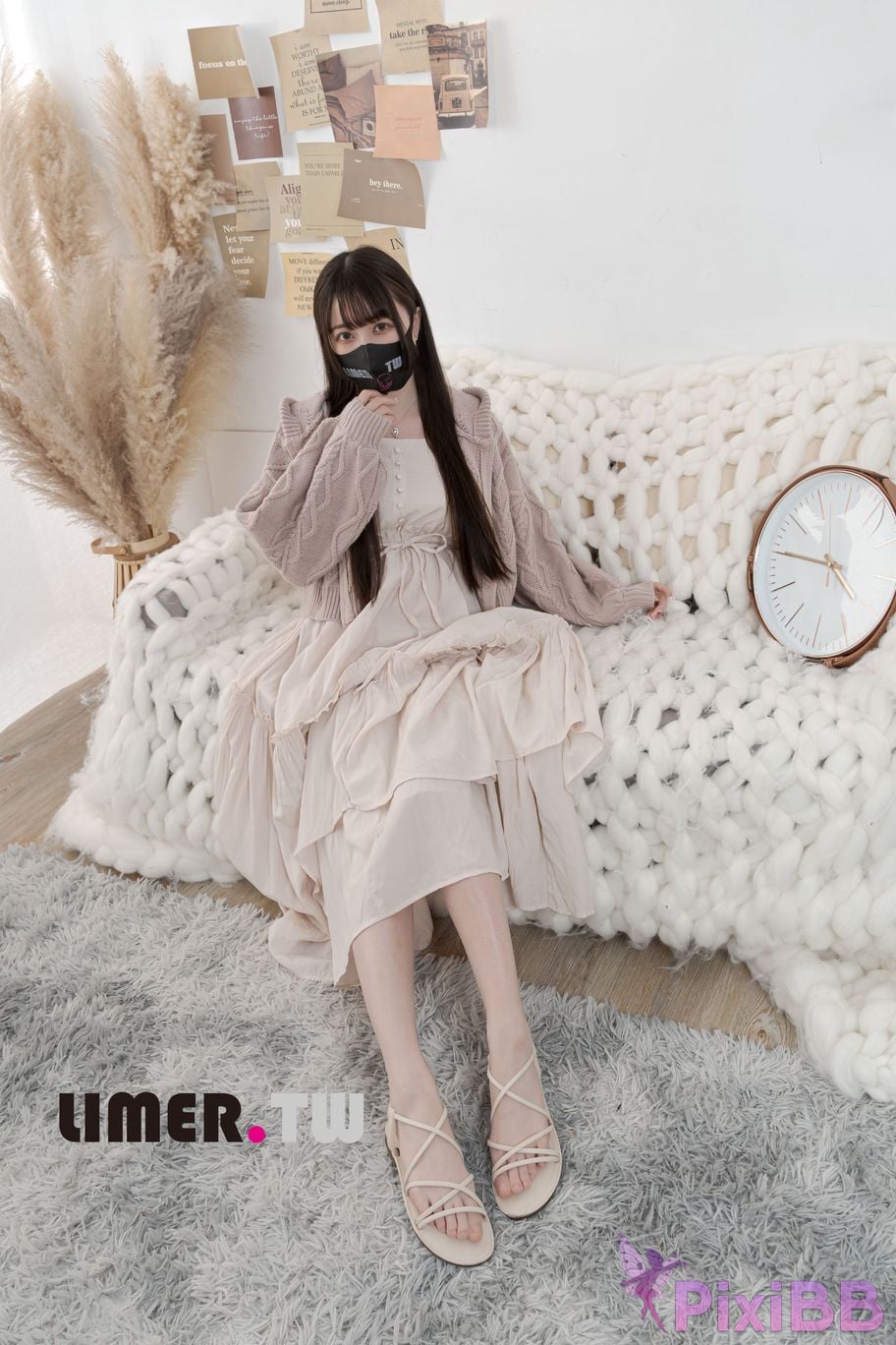 Limerence Original No.097 Miya Liang Xie Plain armor Fen Nen Tong Hong Luo Zu Yi Ci Man PixiBB.COM 006