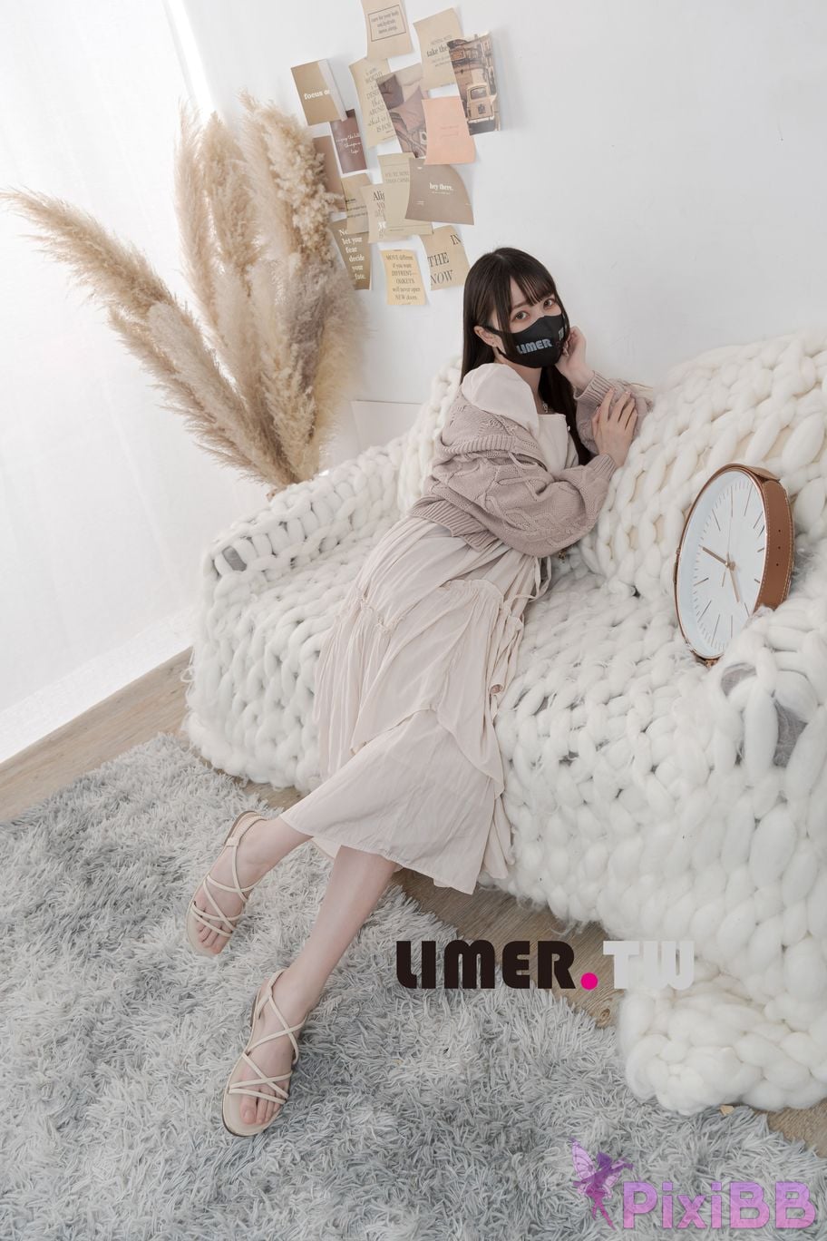 Limerence Original No.097 Miya Liang Xie Plain armor Fen Nen Tong Hong Luo Zu Yi Ci Man PixiBB.COM 011