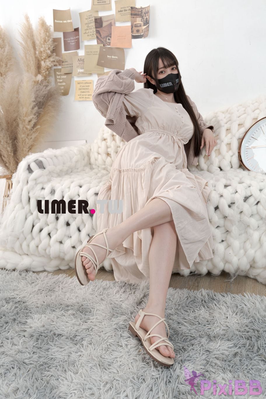 Limerence Original No.097 Miya Liang Xie Plain armor Fen Nen Tong Hong Luo Zu Yi Ci Man PixiBB.COM 024