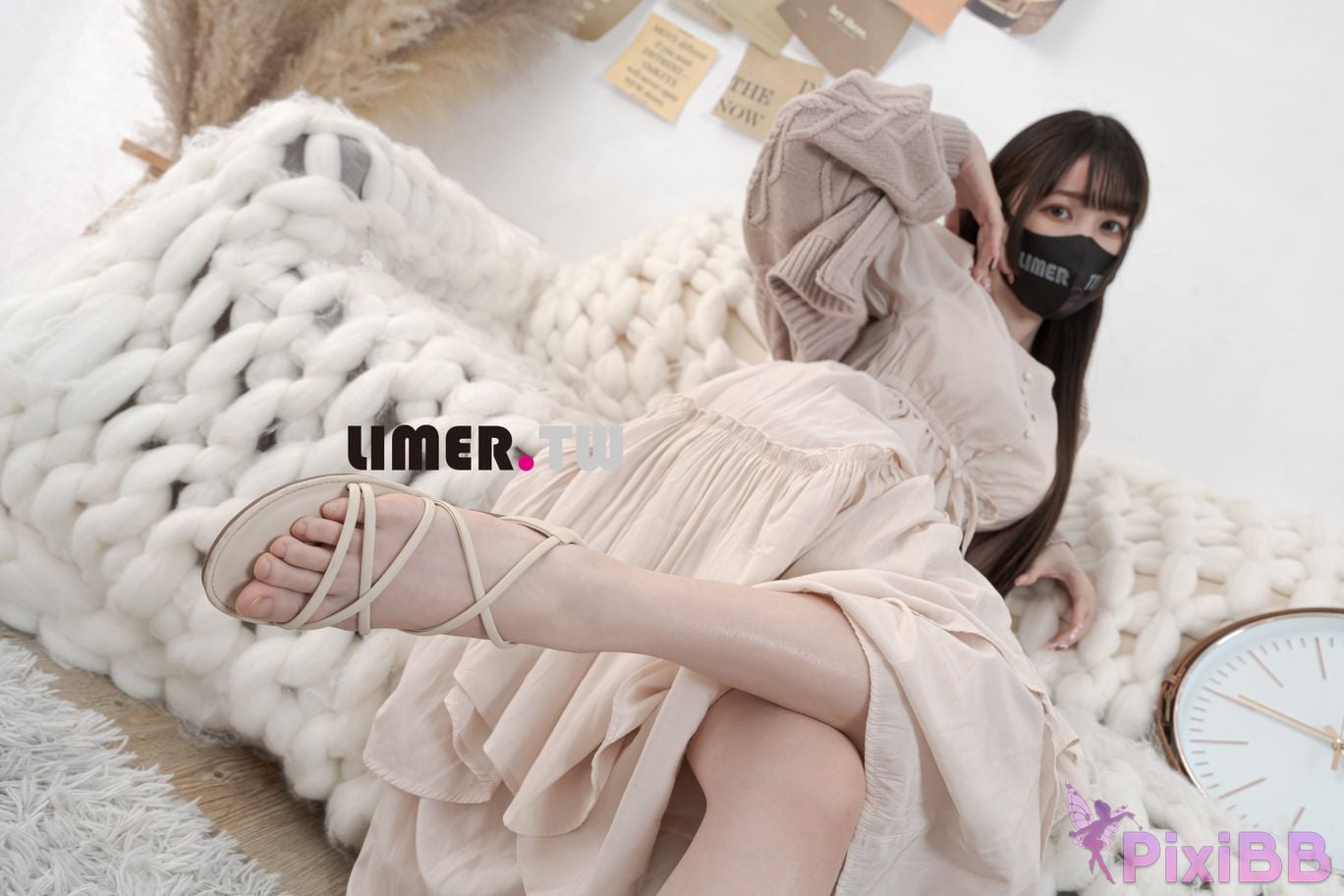 Limerence Original No.097 Miya Liang Xie Plain armor Fen Nen Tong Hong Luo Zu Yi Ci Man PixiBB.COM 027