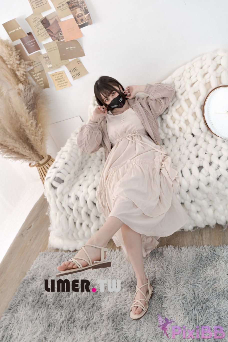 Limerence Original No.097 Miya Liang Xie Plain armor Fen Nen Tong Hong Luo Zu Yi Ci Man PixiBB.COM 029