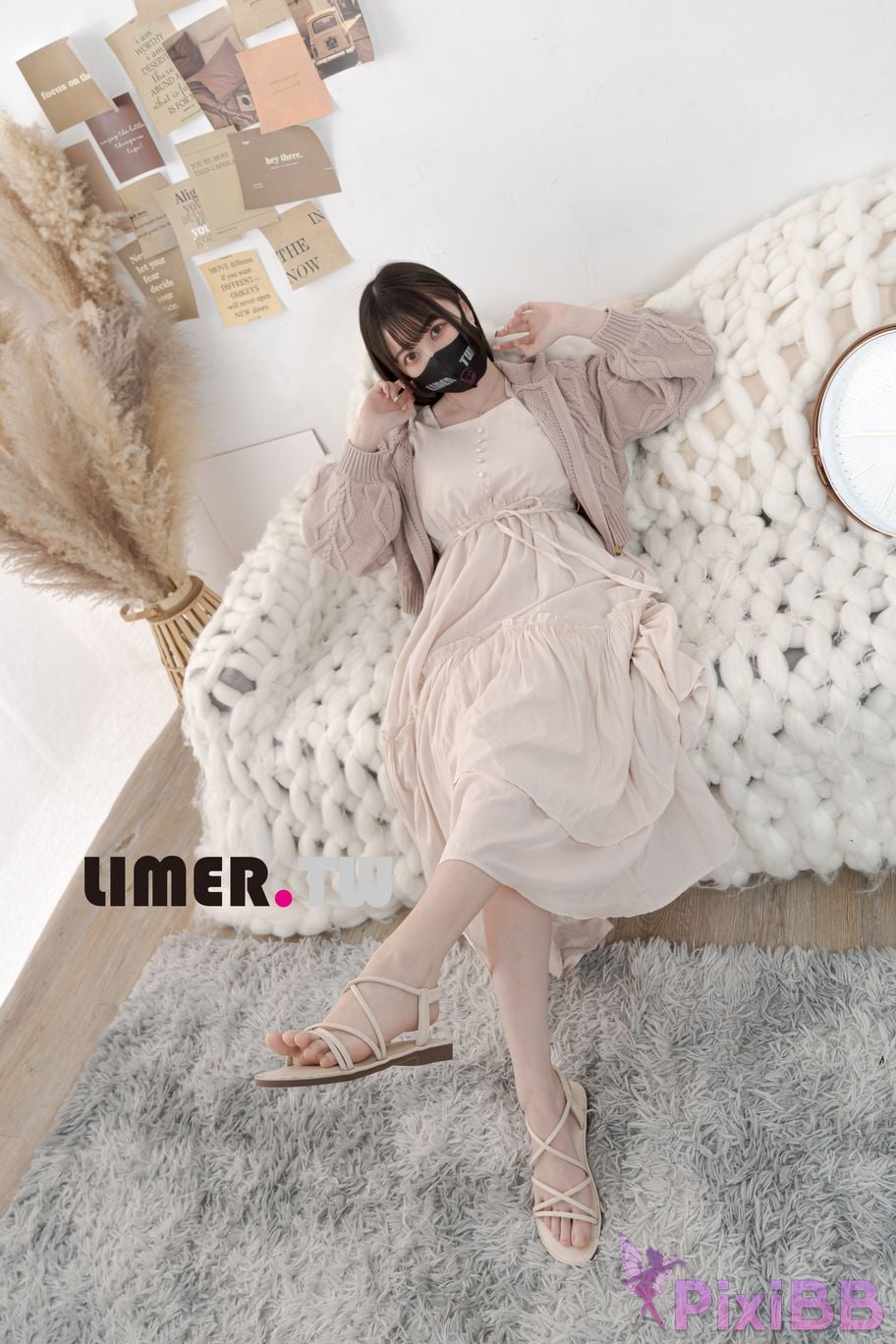 Limerence Original No.097 Miya Liang Xie Plain armor Fen Nen Tong Hong Luo Zu Yi Ci Man PixiBB.COM 030