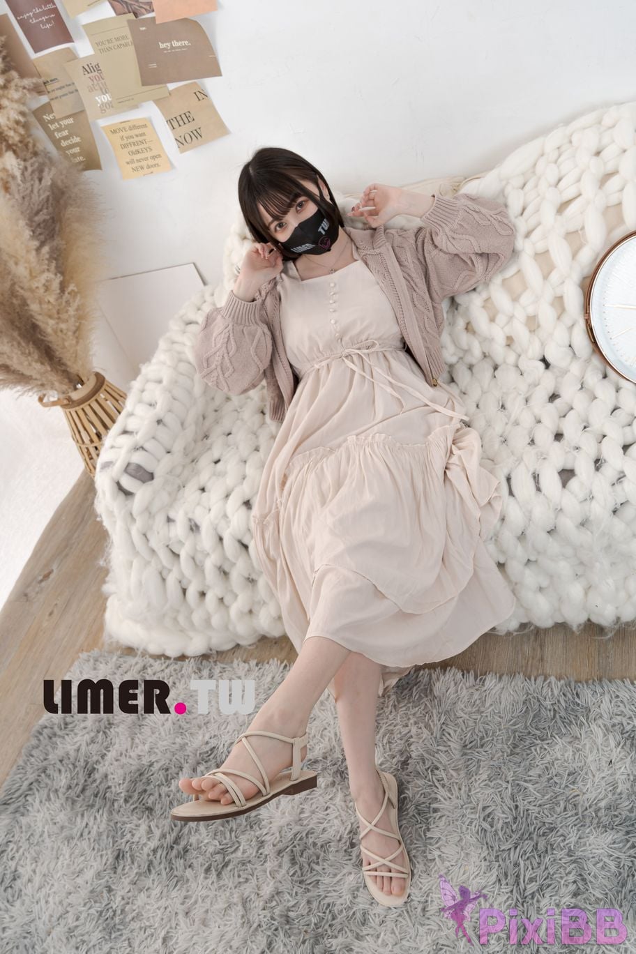 Limerence Original No.097 Miya Liang Xie Plain armor Fen Nen Tong Hong Luo Zu Yi Ci Man PixiBB.COM 031