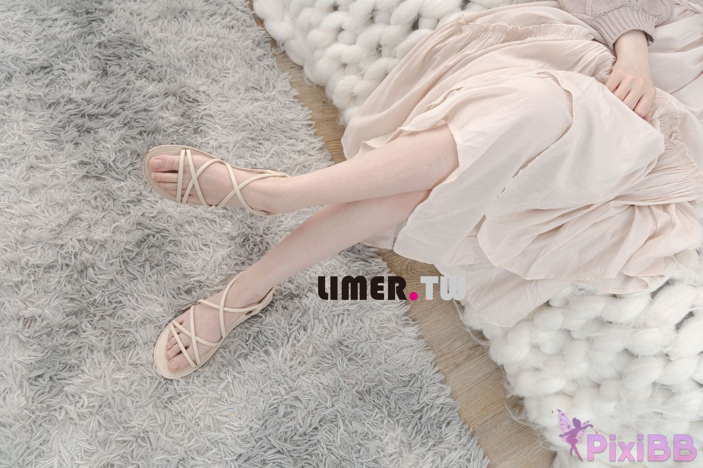 Limerence Original No.097 Miya Liang Xie Plain armor Fen Nen Tong Hong Luo Zu Yi Ci Man PixiBB.COM 032